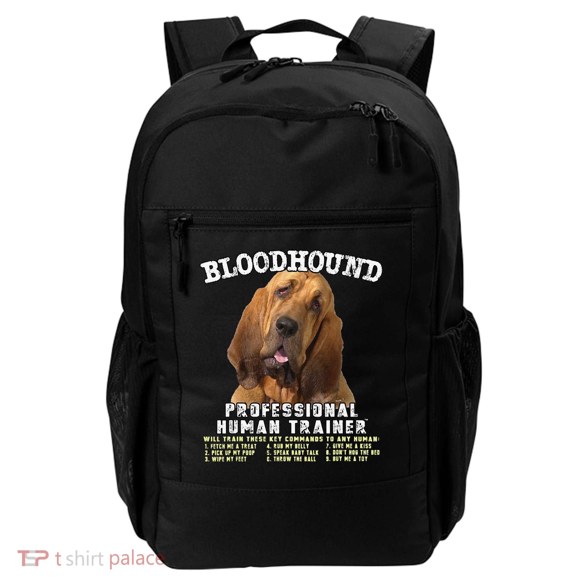 Bloodhound Professional Human Trainer Cute Dog Backpack