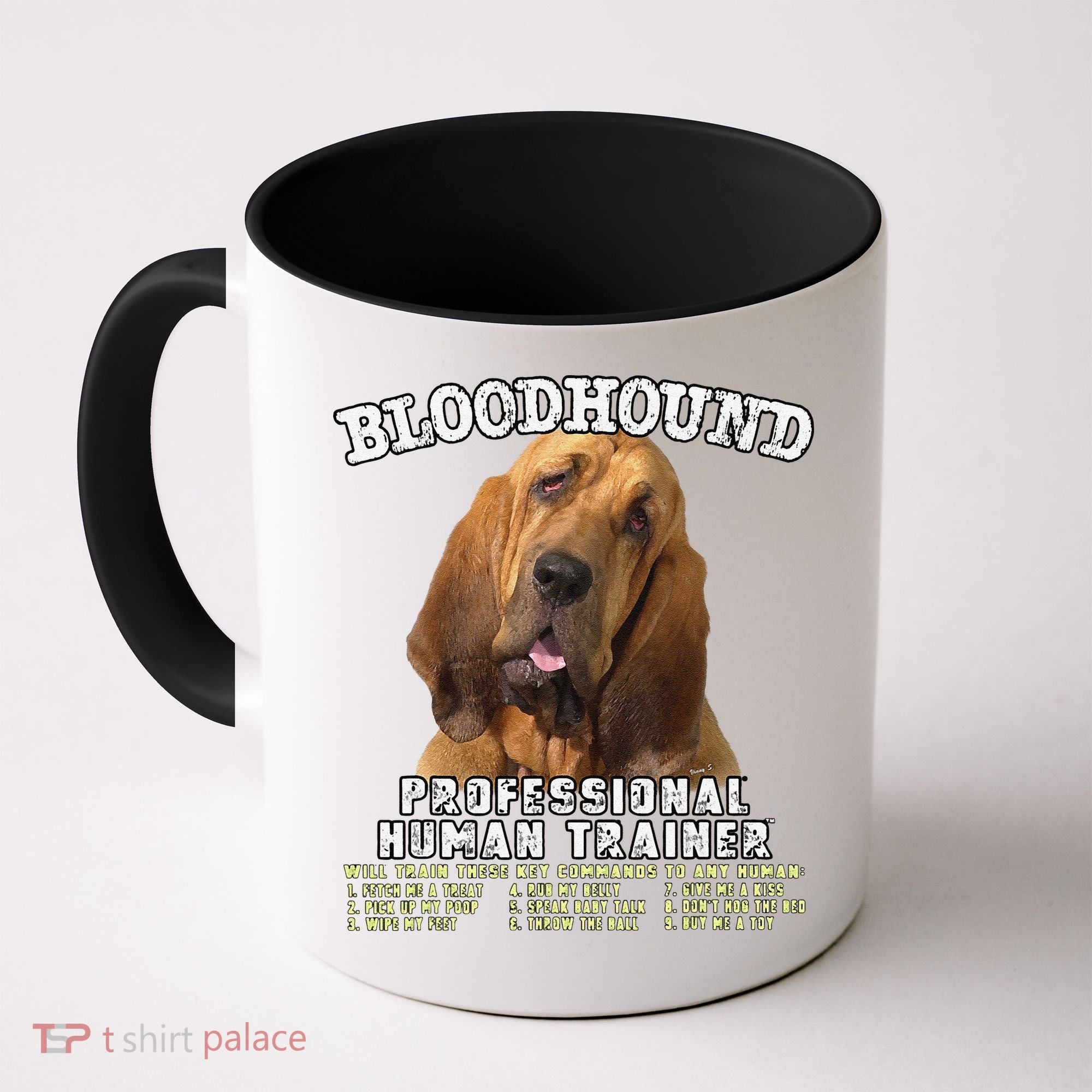 Bloodhound Professional Human Trainer Cute Dog Coffee Mug