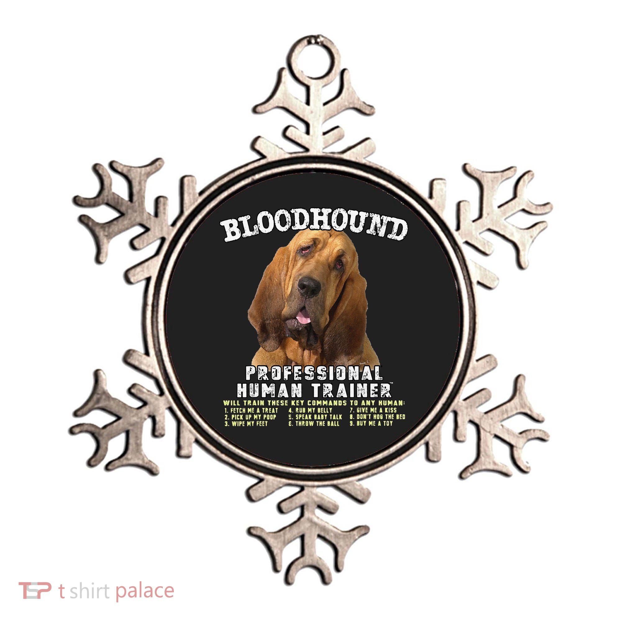 Bloodhound Professional Human Trainer Cute Dog Ornament