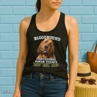 Bloodhound Professional Human Trainer Cute Dog Women's Tank Top thumb 2