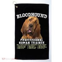 Bloodhound Professional Human Trainer Cute Dog Golf Towel thumb 0