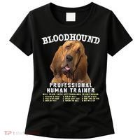 Bloodhound Professional Human Trainer Cute Dog Women's T-Shirt thumb 0
