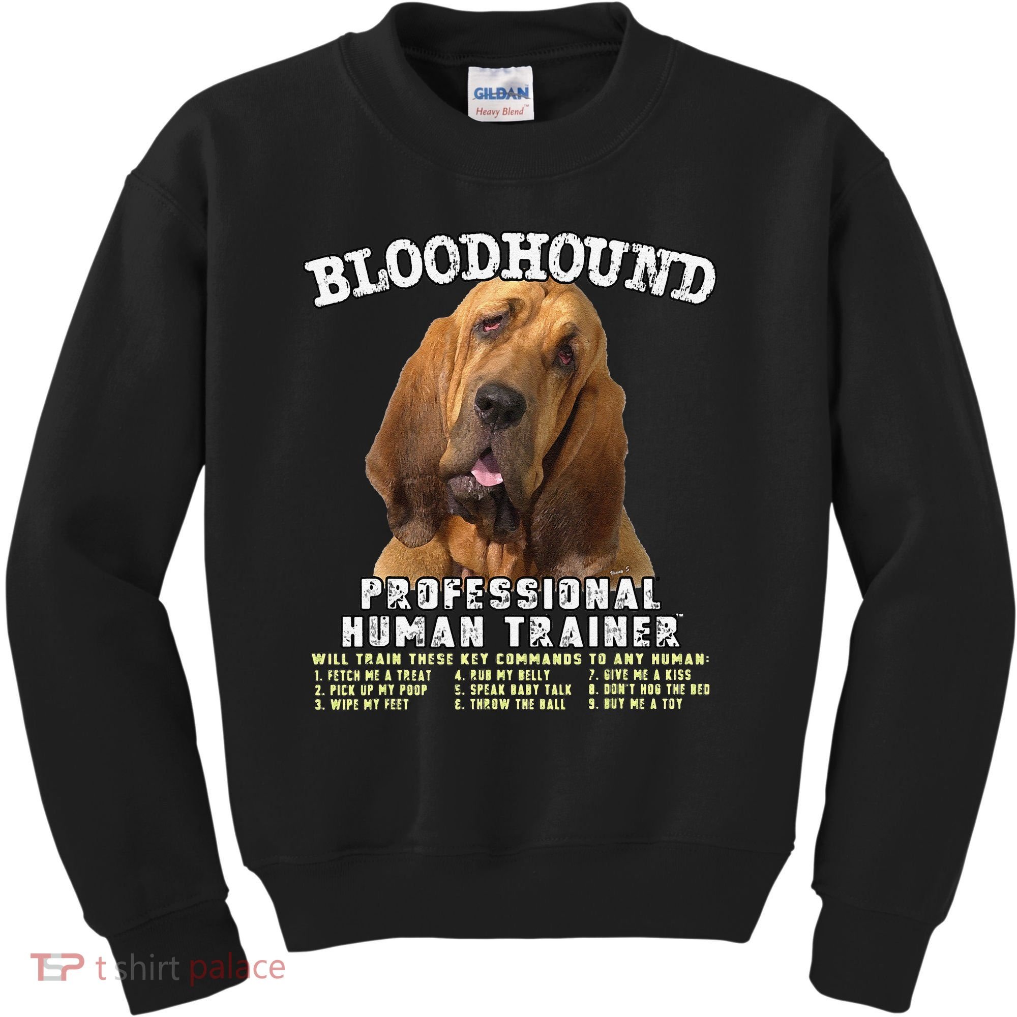 Bloodhound Professional Human Trainer Cute Dog Kids Sweatshirt