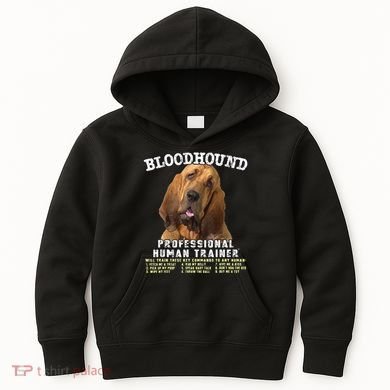 Bloodhound Professional Human Trainer Cute Dog Kids Hoodie