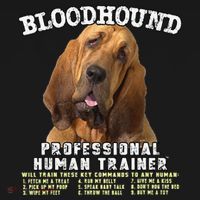 Bloodhound Professional Human Trainer Cute Dog Kids Long Sleeve Shirt thumb 2