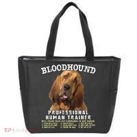 Bloodhound Professional Human Trainer Cute Dog Tote Bag thumb 0