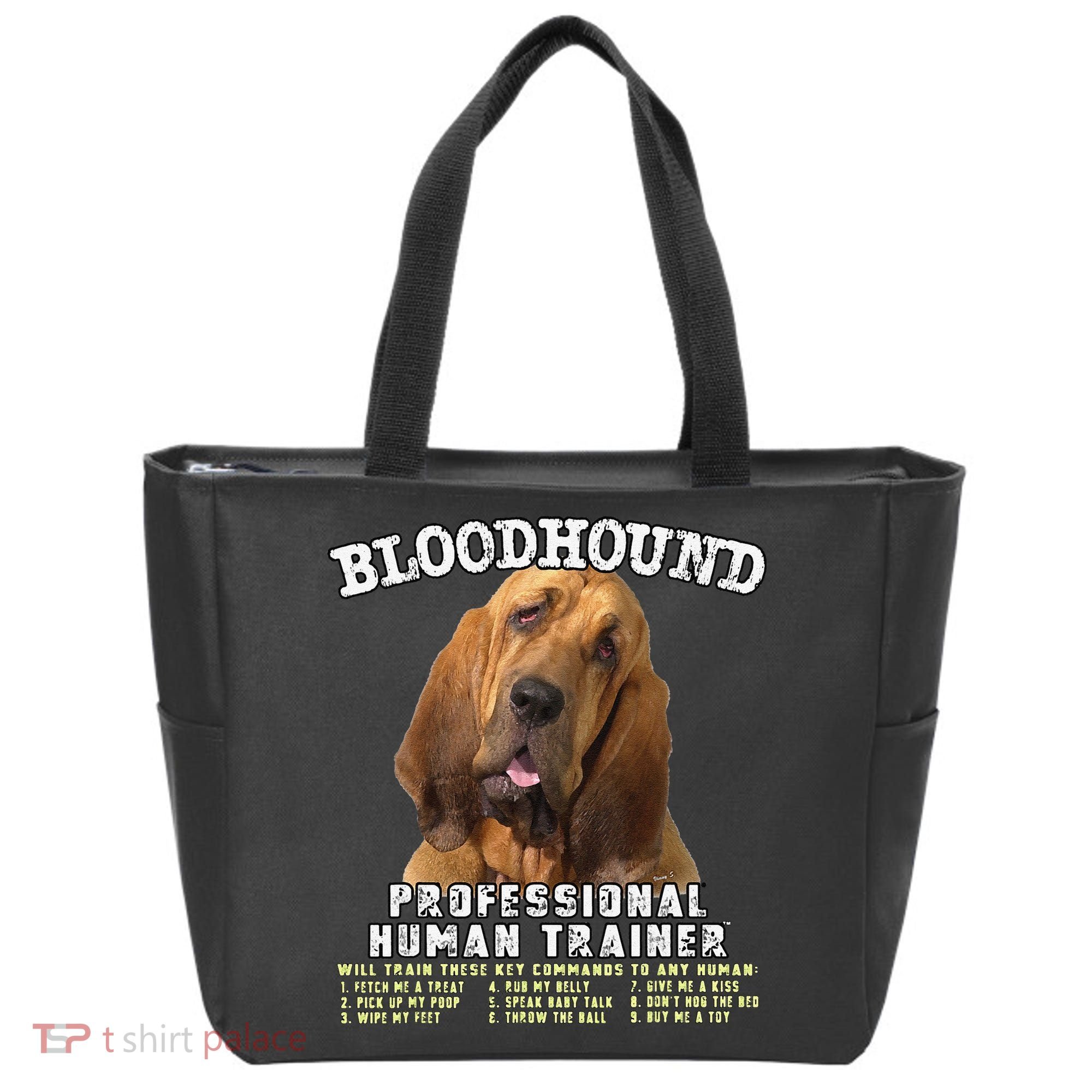 Bloodhound Professional Human Trainer Cute Dog Tote Bag