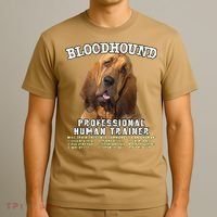 Bloodhound Professional Human Trainer Cute Dog T-Shirt thumb 3