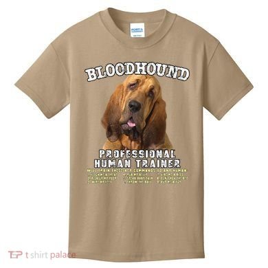 Bloodhound Professional Human Trainer Cute Dog Kids T-Shirt