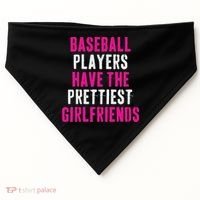 Baseball Players Have The Prettiest Girlfriends USA-Made Doggie Bandana thumb 0