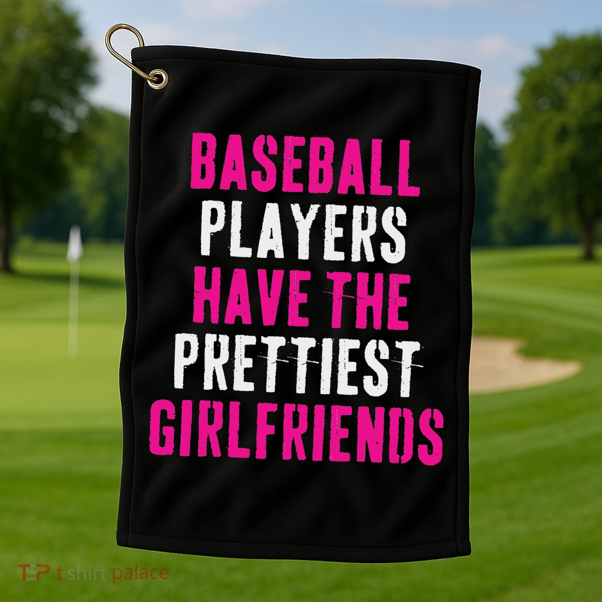 Baseball Players Have The Prettiest Girlfriends Golf Towel