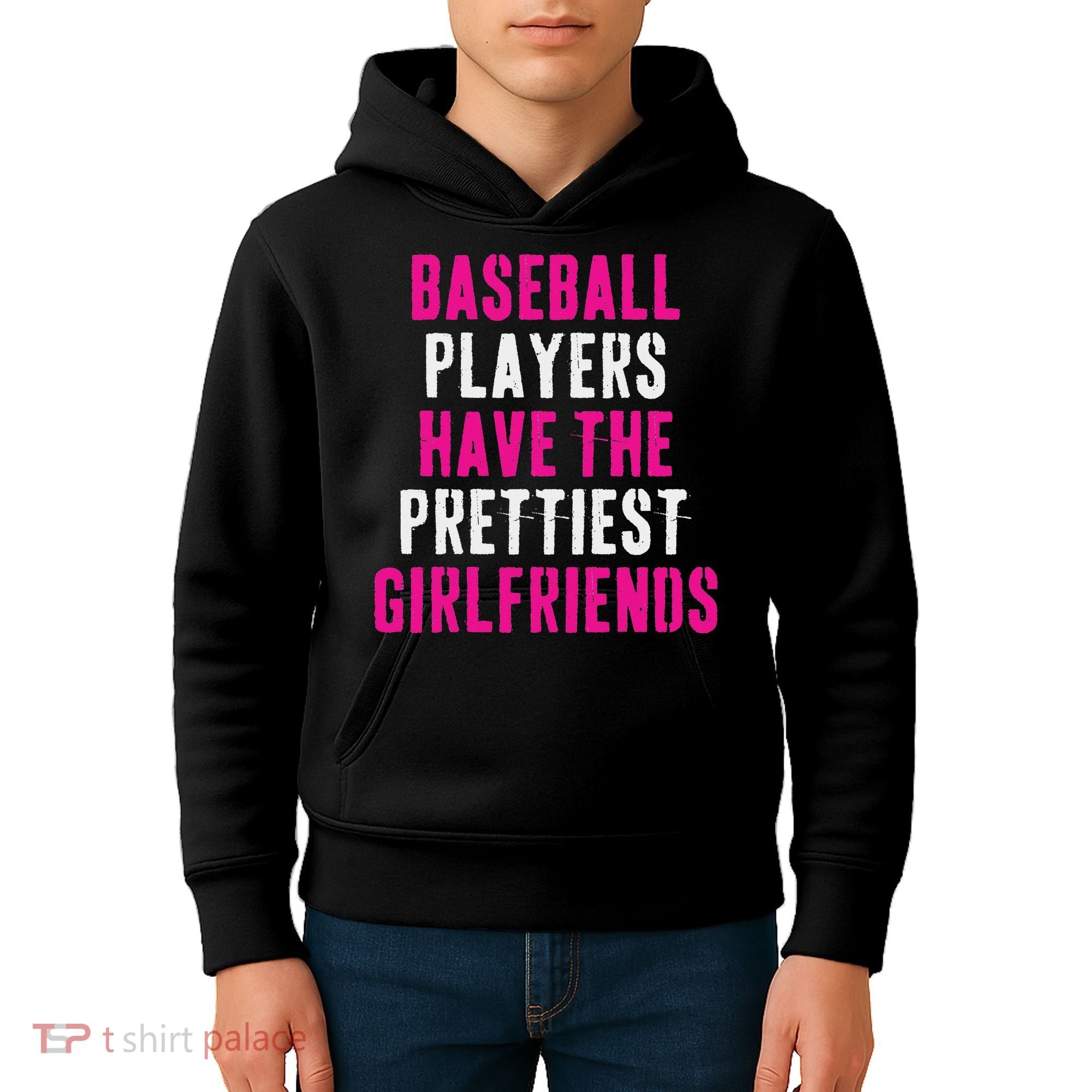 Baseball Players Have The Prettiest Girlfriends Kids Hoodie