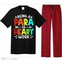 Being Para Heart Work Paraprofessional Back To School Pajama Set thumb 0