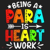 Being Para Heart Work Paraprofessional Back To School Tumbler thumb 3