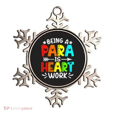 Being Para Heart Work Paraprofessional Back To School Ornament