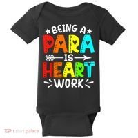 Being Para Heart Work Paraprofessional Back To School Baby Bodysuit thumb 0