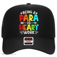 Being Para Heart Work Paraprofessional Back To School Hat thumb 0