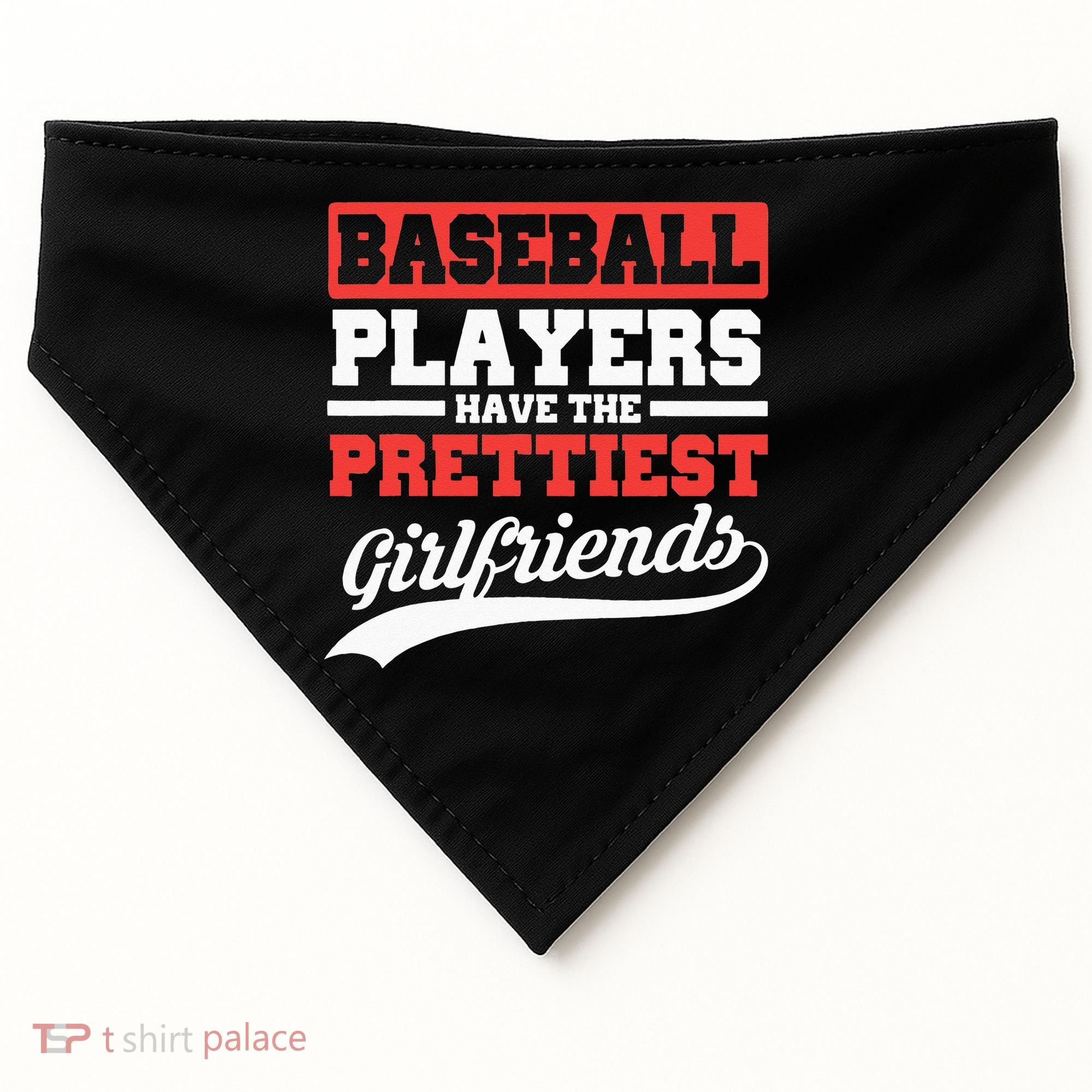 Baseball Players Have The Prettiest Girlfriends Baseball USA-Made Doggie Bandana