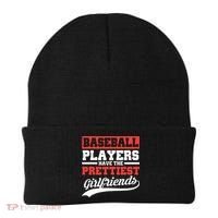 Baseball Players Have The Prettiest Girlfriends Baseball Beanie thumb 0