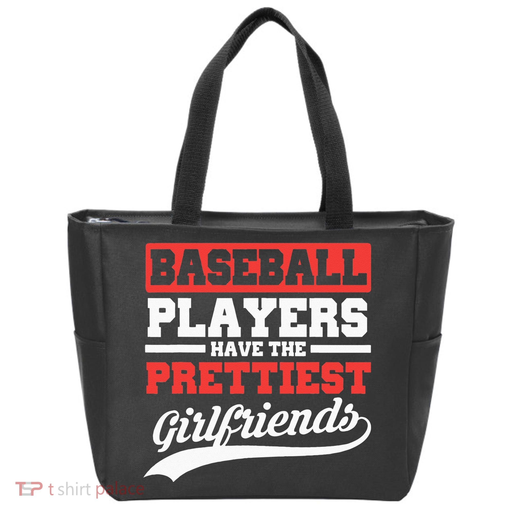 Baseball Players Have The Prettiest Girlfriends Baseball Tote Bag