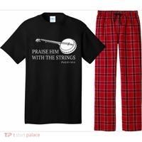 Banjo Praise Him With The Strings Bluegrass Guitar Pajama Set thumb 0