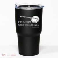 Banjo Praise Him With The Strings Bluegrass Guitar Tumbler thumb 0