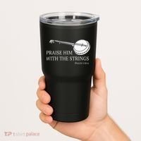 Banjo Praise Him With The Strings Bluegrass Guitar Tumbler thumb 2