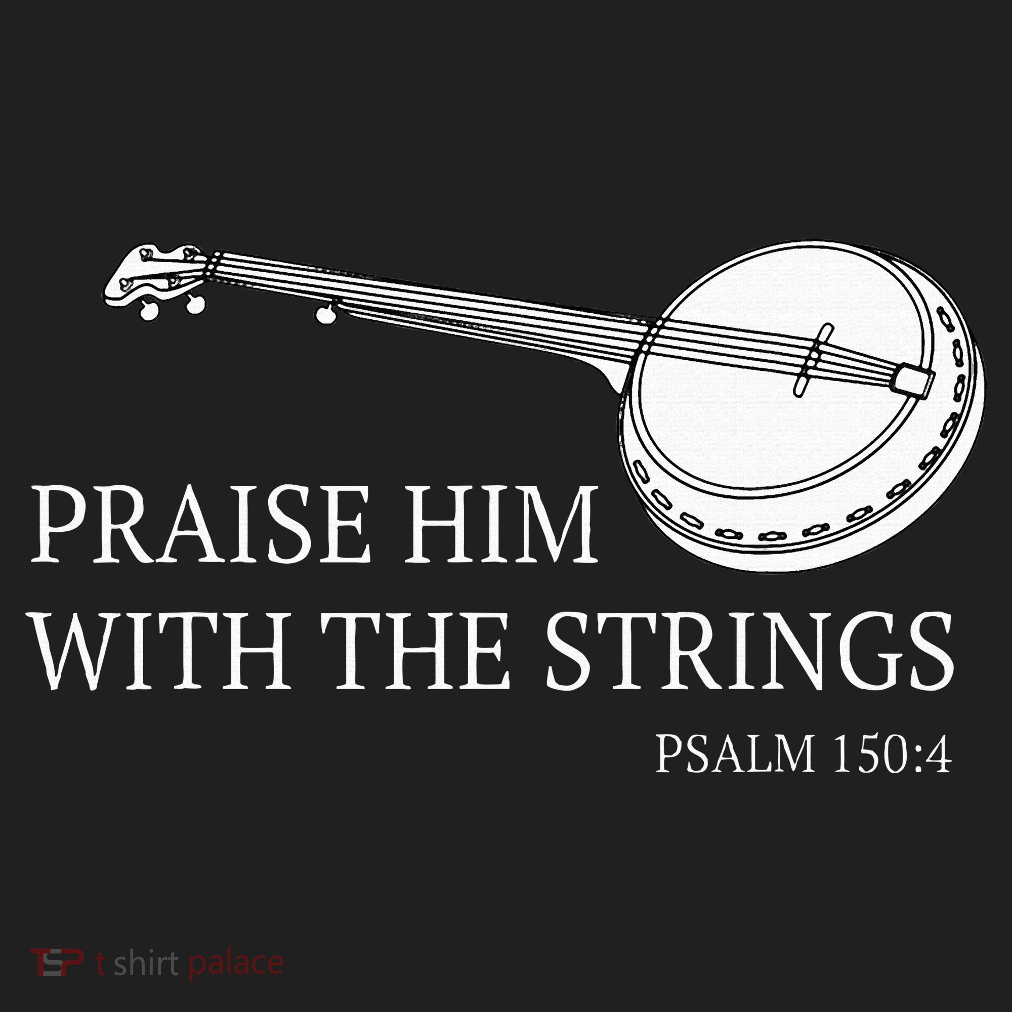 Banjo Praise Him With The Strings Bluegrass Guitar Hat