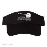 Banjo Praise Him With The Strings Bluegrass Guitar Visor thumb 0
