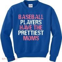 Baseball Players Have The Prettiest Moms Baseball Kids Sweatshirt thumb 0