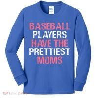 Baseball Players Have The Prettiest Moms Baseball Kids Long Sleeve Shirt thumb 0