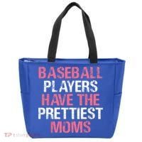 Baseball Players Have The Prettiest Moms Baseball Tote Bag thumb 0