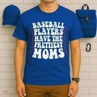 Baseball Players Have The Prettiest Moms Baseball T-Shirt thumb 6