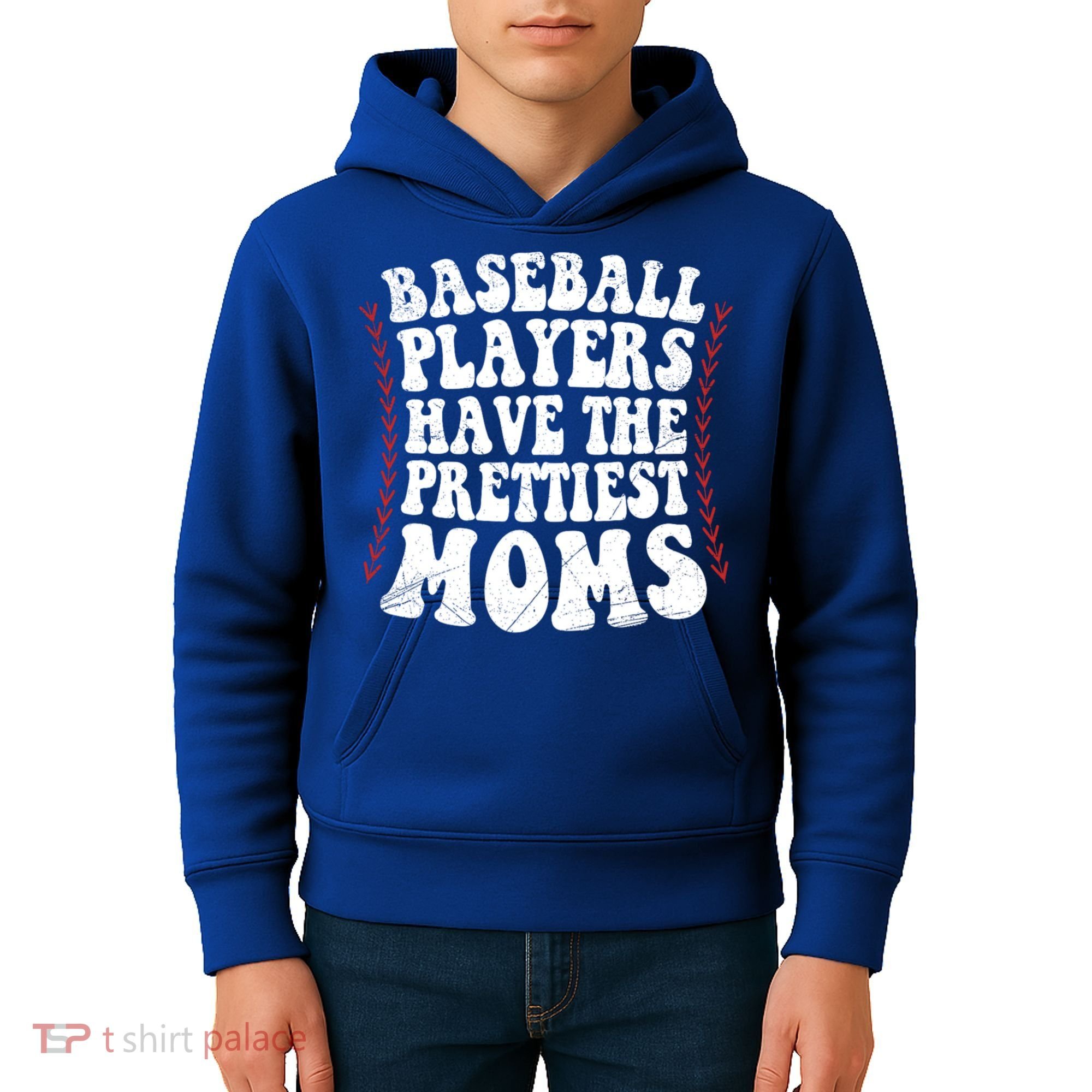 Baseball Players Have The Prettiest Moms Baseball Kids Hoodie