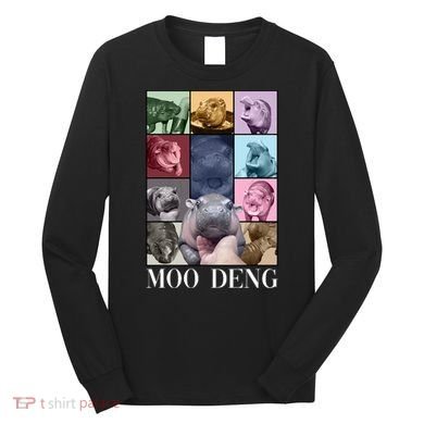 Baby Pygmy Hippo Moo Deng Era Long Sleeve Shirt