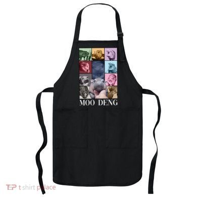 Baby Pygmy Hippo Moo Deng Era Apron