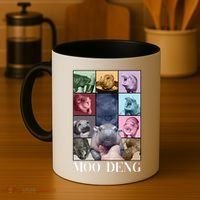 Baby Pygmy Hippo Moo Deng Era Coffee Mug thumb 4