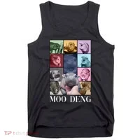 Baby Pygmy Hippo Moo Deng Era Tank Top thumb 0