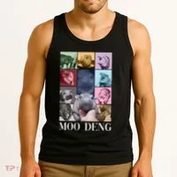 Baby Pygmy Hippo Moo Deng Era Tank Top thumb 3