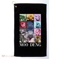 Baby Pygmy Hippo Moo Deng Era Golf Towel thumb 0