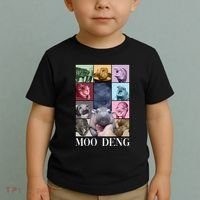 Baby Pygmy Hippo Moo Deng Era Toddler T-Shirt thumb 2