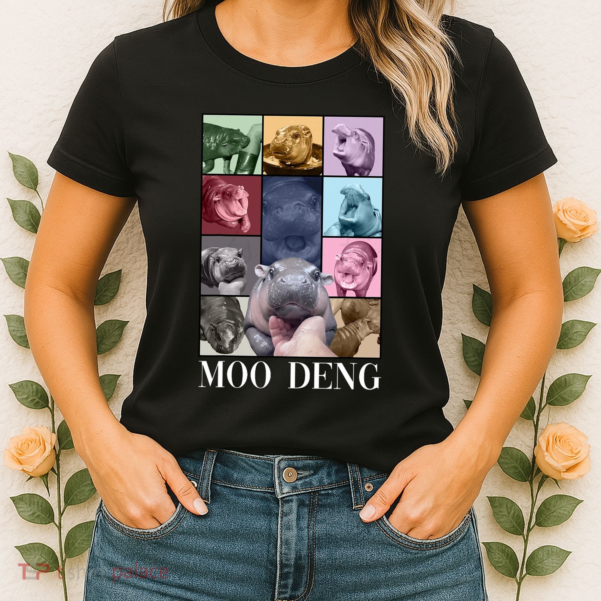 Baby Pygmy Hippo Moo Deng Era Women's T-Shirt