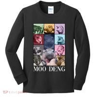 Baby Pygmy Hippo Moo Deng Era Kids Long Sleeve Shirt thumb 0