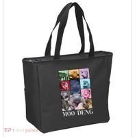 Baby Pygmy Hippo Moo Deng Era Tote Bag thumb 2