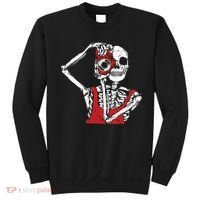 Bone Photographer Halloween Costume Skeleton Lover Sweatshirt thumb 0