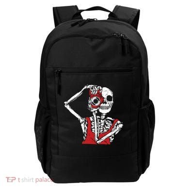 Bone Photographer Halloween Costume Skeleton Lover Backpack