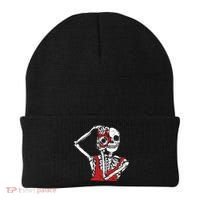 Bone Photographer Halloween Costume Skeleton Lover Beanie thumb 0