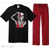 Bone Photographer Halloween Costume Skeleton Lover Pajama Set thumb 0