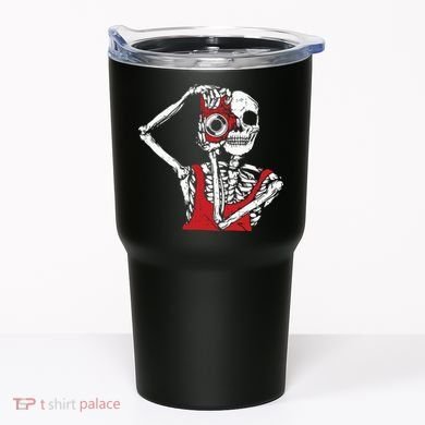 Bone Photographer Halloween Costume Skeleton Lover Tumbler