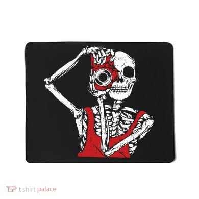 Bone Photographer Halloween Costume Skeleton Lover Mousepad